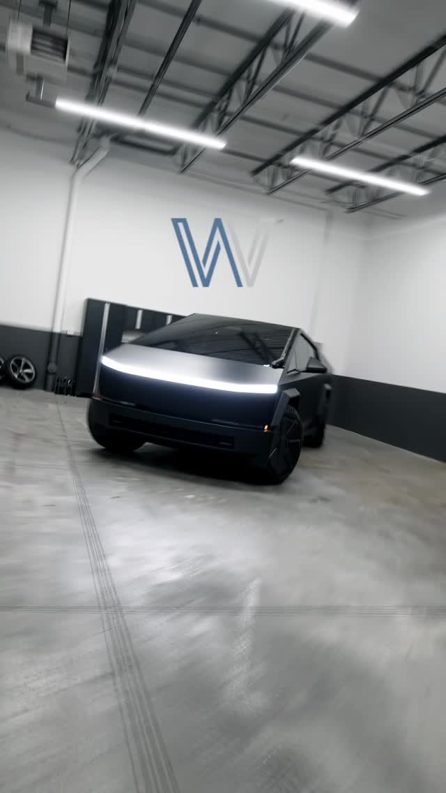 Fully detailed vehicle in studio