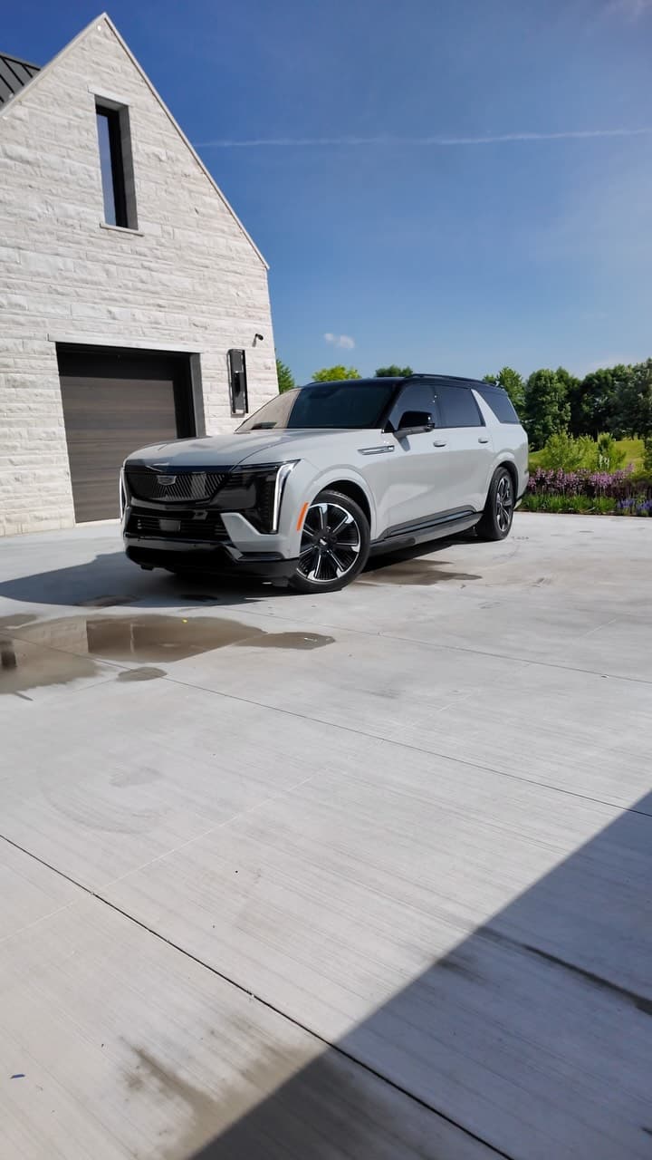 Luxury SUV after mobile detailing